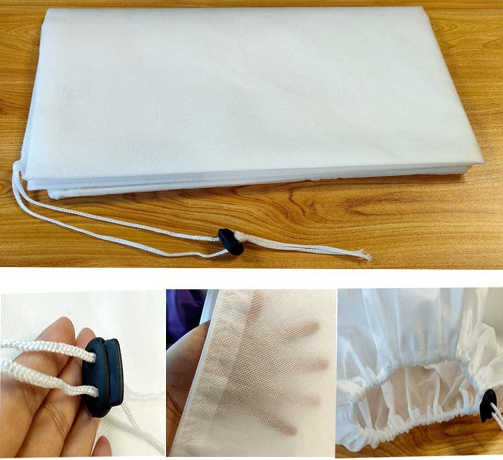 Winterschutz Pflanzen Frostschutz Pflanzenabdeckung 80x120 cm Weiß Atmungsaktiv