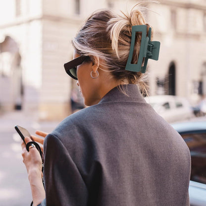 8er Set Große Haarklammern 8cm für dickes Haar - Rutschfeste