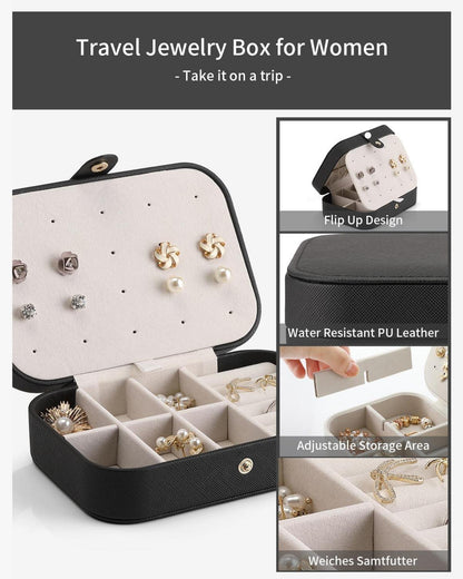 Schmuckkästchen Reise Schmuckaufbewahrung Klein Schmuckkasten Damen