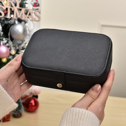 Schmuckkästchen Reise Schmuckaufbewahrung Klein Damen Leder Box
