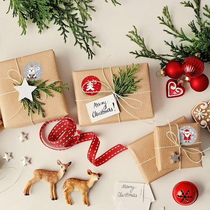 Selbstklebende Adventskalender Zahlen Aufkleber 4 cm 24