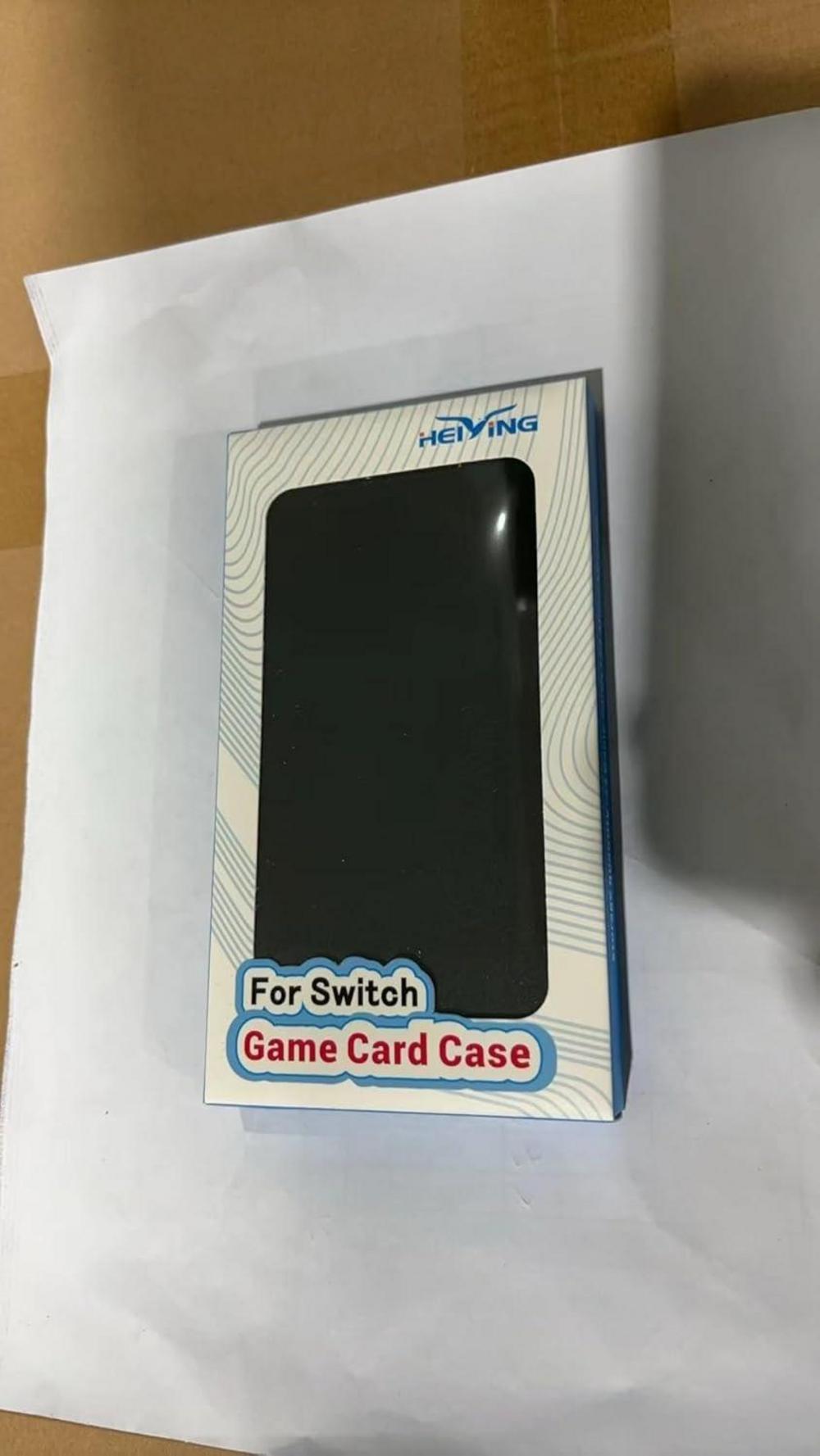 HEIYING Switch Spielkarten Aufbewahrungsbox mit 24 Game Card Slots