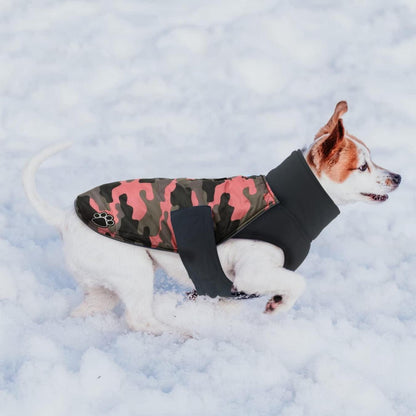Reflektierender Hundemantel doppelseitige Hundejacke Französische