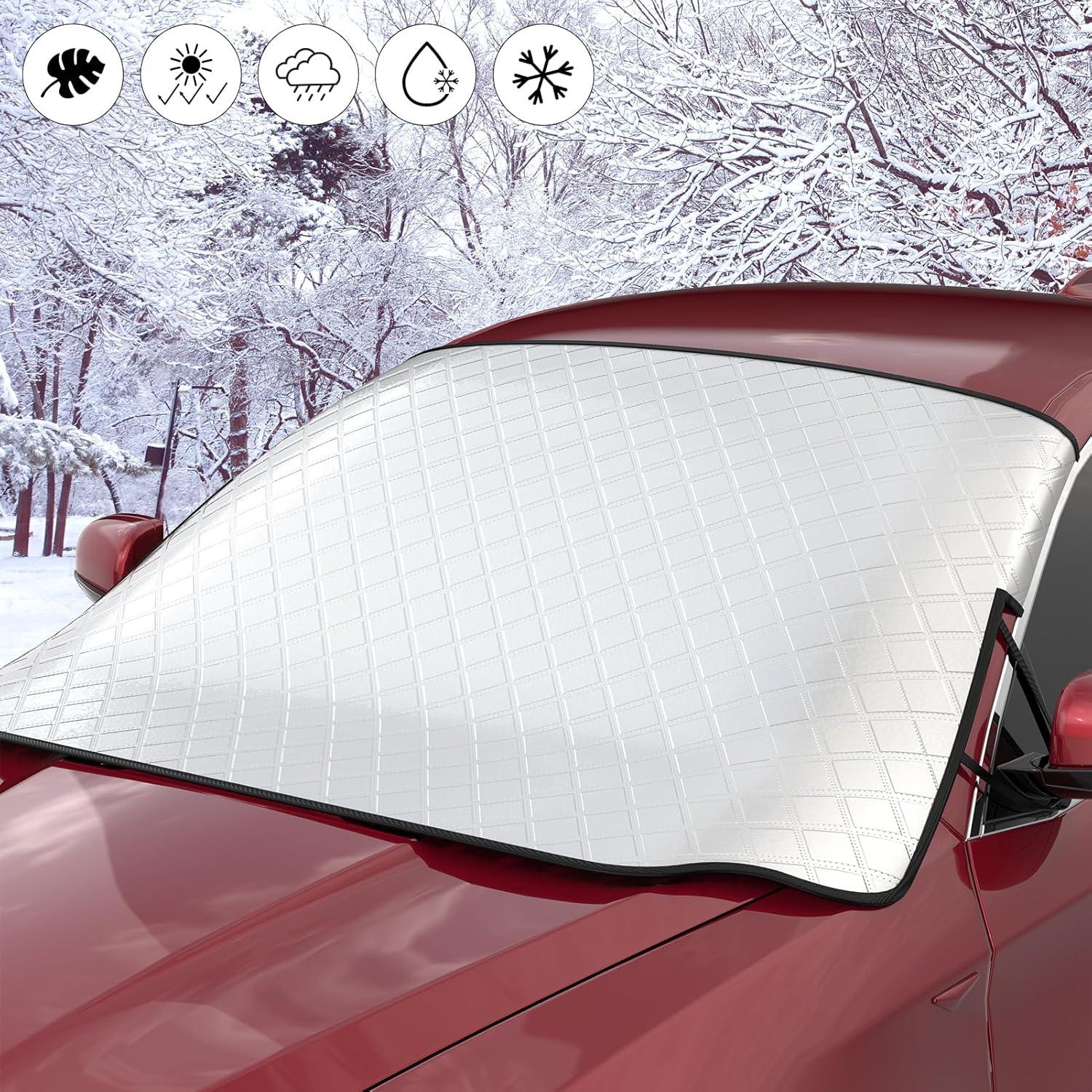 Frontscheibenabdeckung Auto Magnet Fixierung Winter Schutz