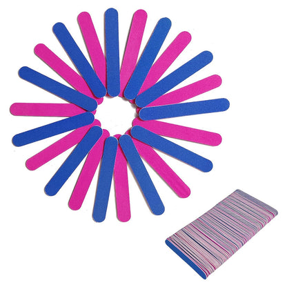 100 Stück Mini-Nagelfeilen doppelseitig 180/240 Körnung tragbar