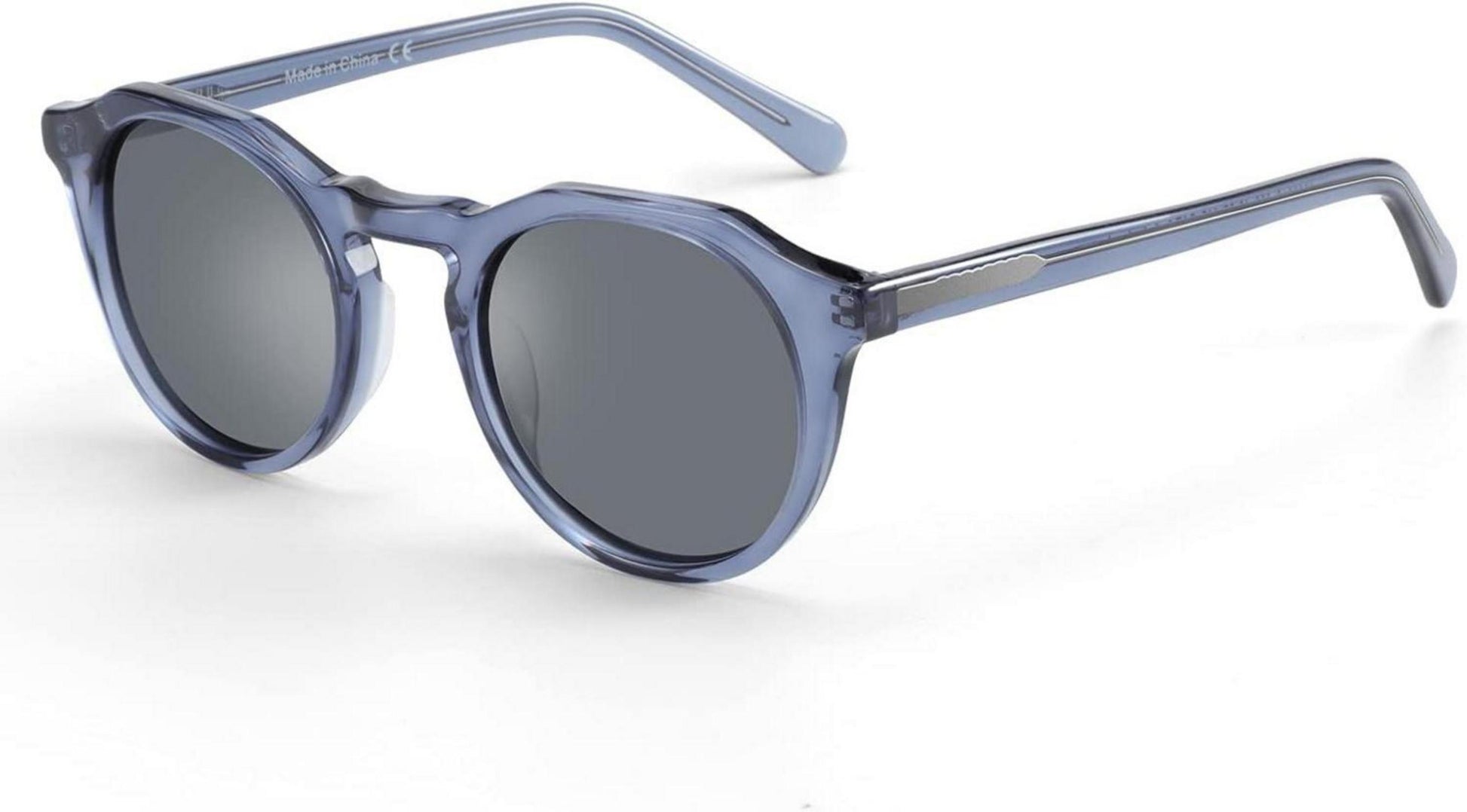 Polarisierte Vintage Sonnenbrille mit Rundrahmen UV400 Schutz