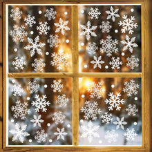 Schneeflocken Fenstersticker für Weihnachten - 372 PVC