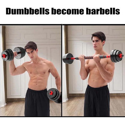 Verstellbare Kurzhanteln Schwarz 2er Set 15KG - für Männer