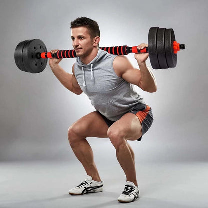 Verstellbare Kurzhanteln Schwarz 2er Set 15KG - für Männer