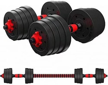 Verstellbares Kurzhantelset Schwarz 2er Set 15KG