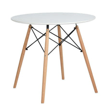 Runder Esstisch Weiß – Moderner Küchentisch 74x80cm