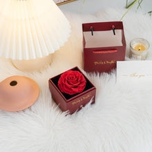 Konservierte Ewige Rose Halskette mit Charm für Frauen