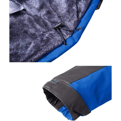 Herren Winterjacke wasserdicht & warm – Königsblau