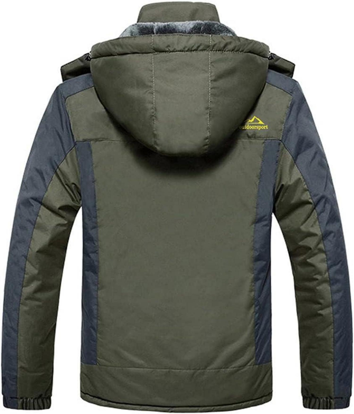 Winterjacke Herren Wasserdicht Warm Skijacke Atmungsaktiv S