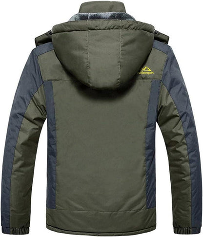 Winterjacke Herren Wasserdicht Warm Skijacke Atmungsaktiv S