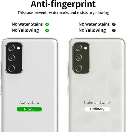 Hülle Samsung Galaxy S20 FE Ultra Transparent TPU Gel 2x Panzer