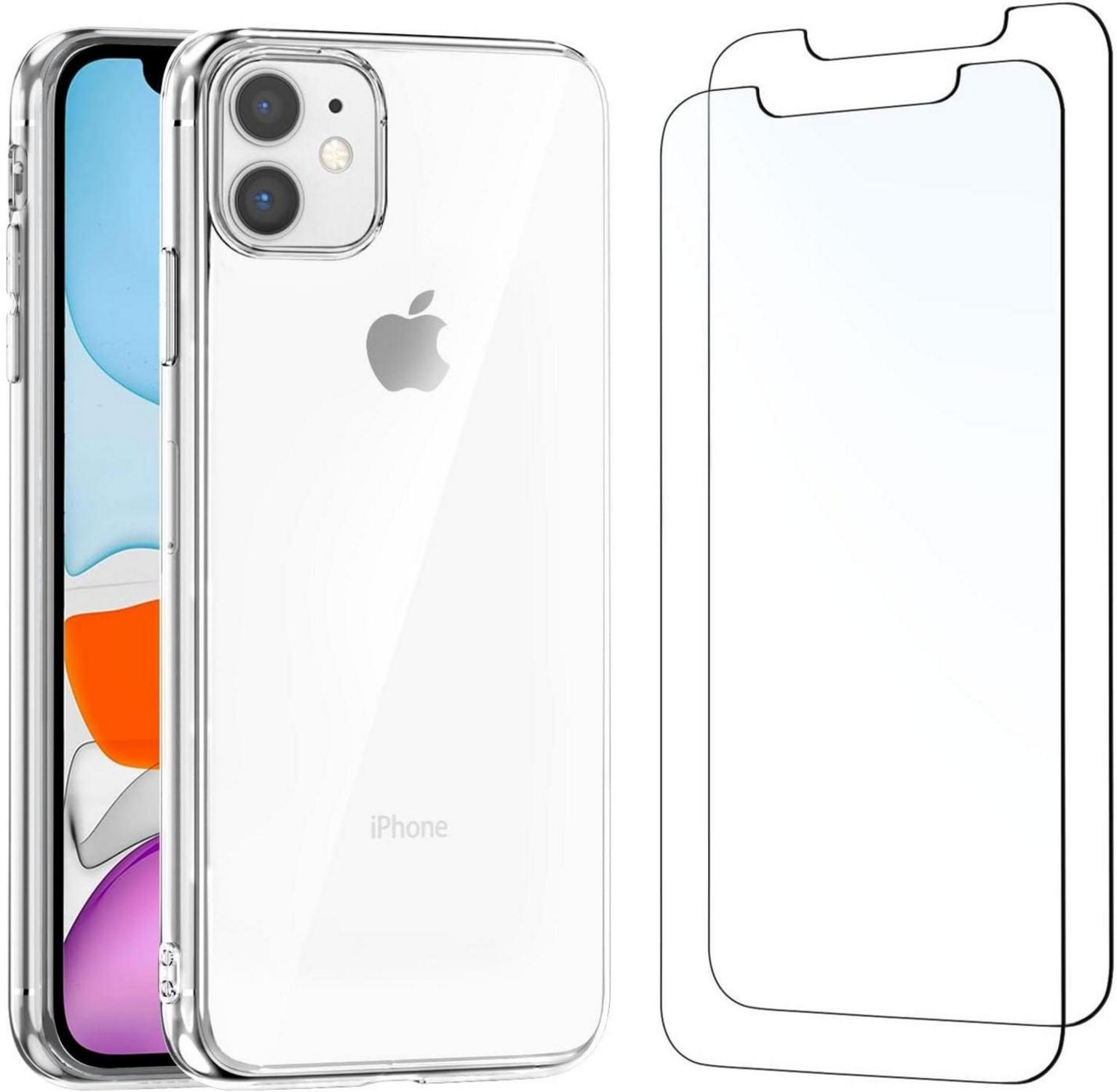 Schutzhülle für iPhone 11: Ultra Transparentes TPU Gel & Panzer