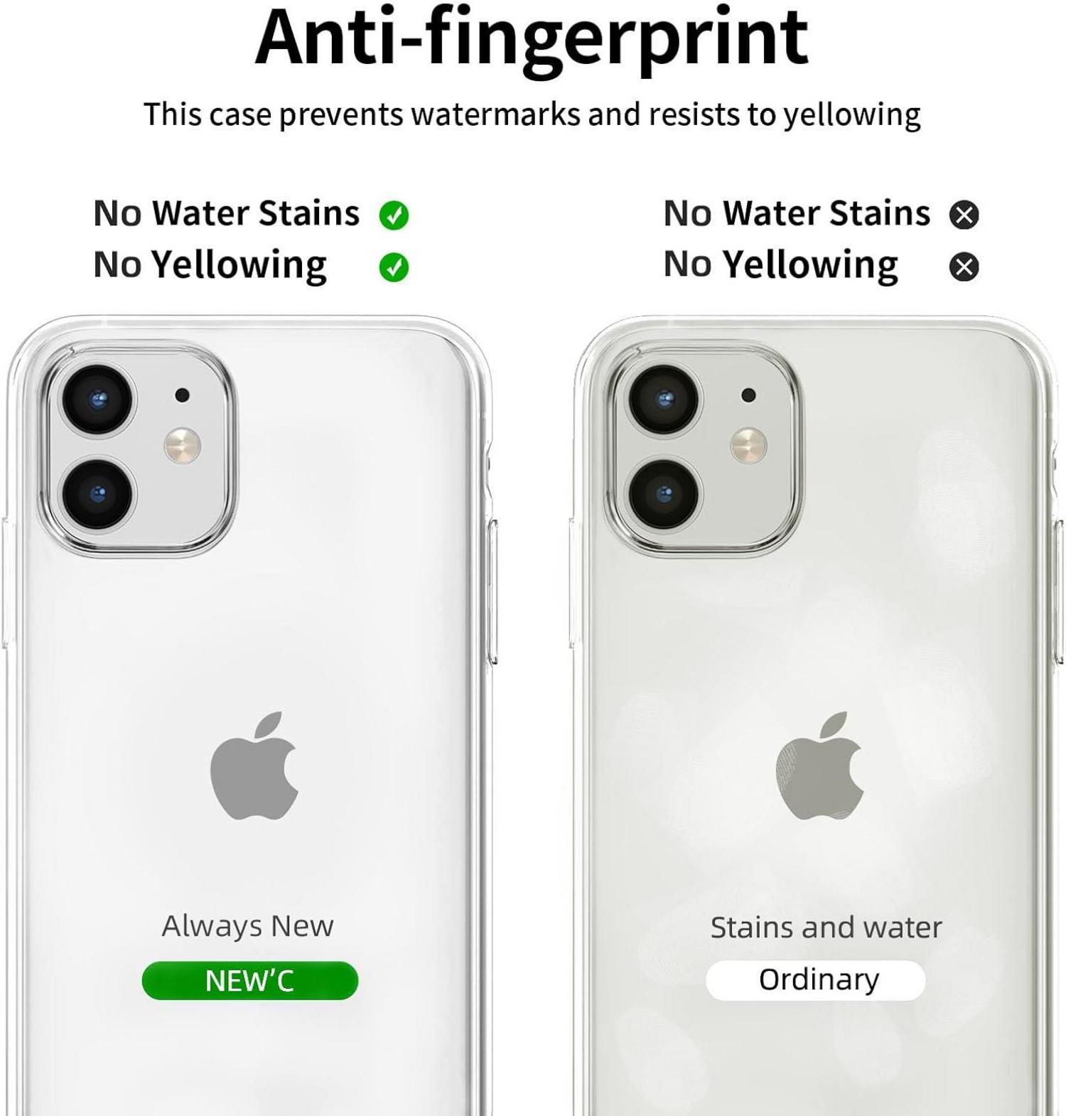 NEW'C iPhone 11 Hülle + 2 Panzer Schutzglas Ultra Transparent
