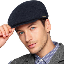 Schiebermütze Herren Sommer Grau Hut Flat Cap Verstellbar