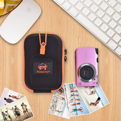 FOSOTO Hardcase Kameratasche für Kompaktkameras Sony Canon