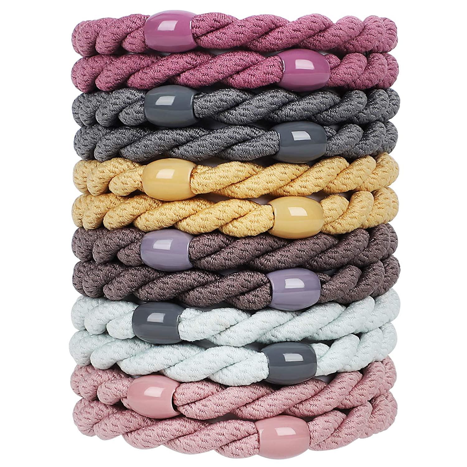 12 Stück Elastische Haargummis Geflochten Keine Beschädigung