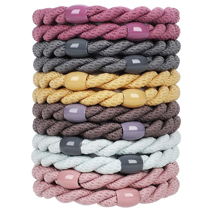 12 Stück Elastische Haargummis Geflochten Keine Beschädigung