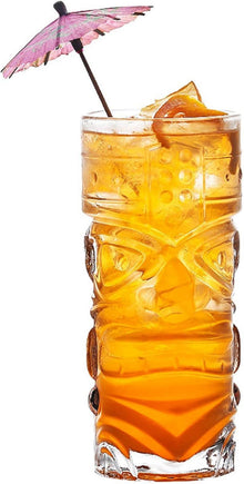 6er Set 400ml Tiki-Gläser, Bar-Tiki-Gläser, Halloween, Mai