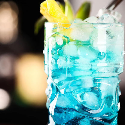 6er Set Cedilis Tiki-Gläser 400 ml für exotische Cocktail-Party
