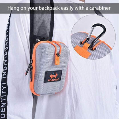 Kameratasche für Canon Sony Panasonic Digitalkameras Grau