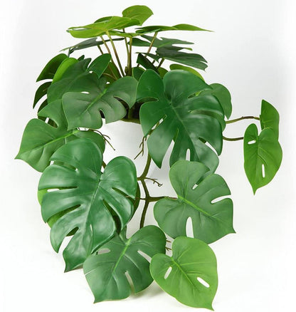Künstliche Pflanze im Topf 2er Set 45cm für Deko Wohnzimmer