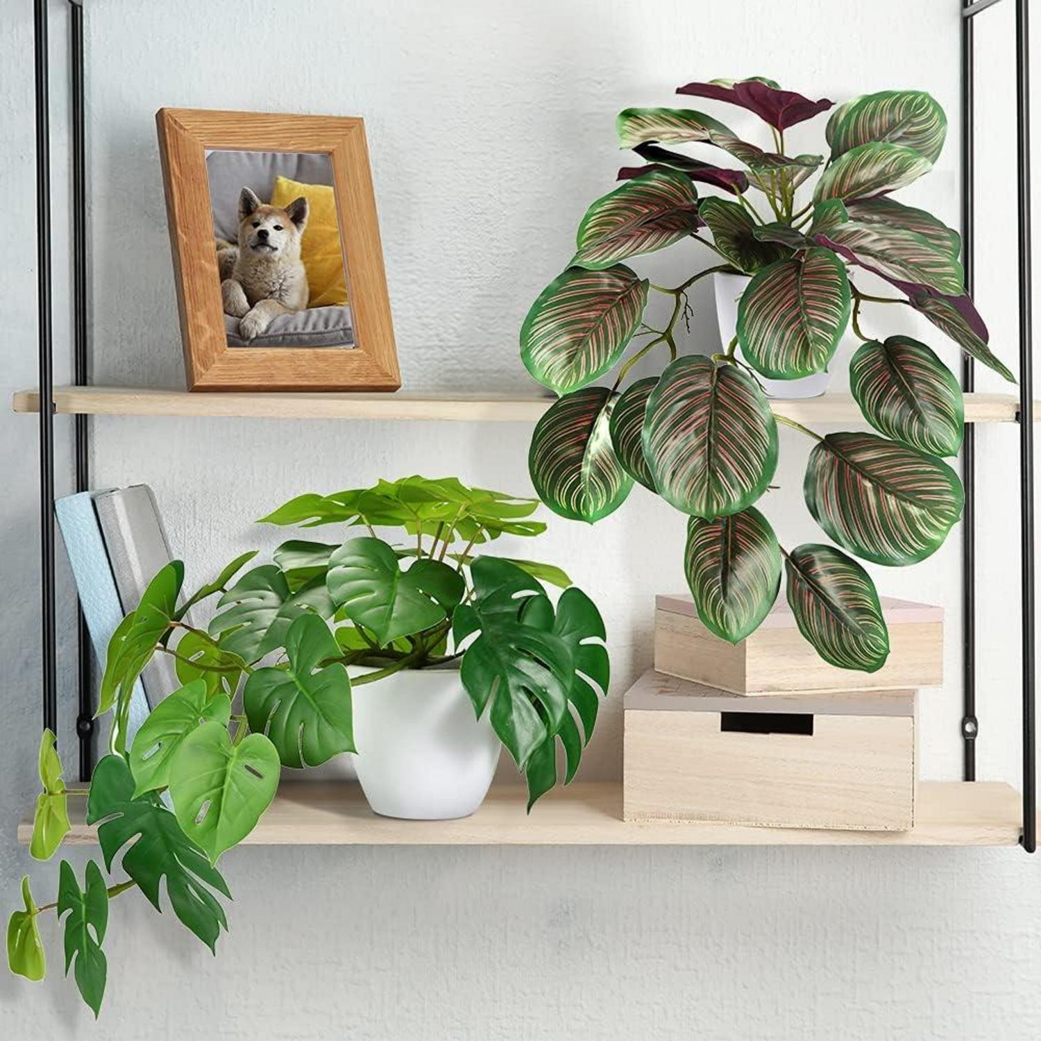 Künstliche Pflanzen 45cm Topf Indoor Deko Wohnzimmer