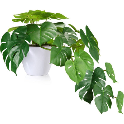 Künstliche Monstera Pflanze 45cm Hochrealistisch Indoor Deko