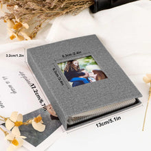 Fotobuch 10x15 Leinen Grau 100 Taschen 2 Packungen