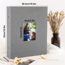 Fotobuch 10x15 Leinen Einsteckalbum 400 Taschen Hochformat