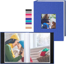 Fotobuch Leinenbezug 10x15 cm 100 Taschen 2er Pack Blau