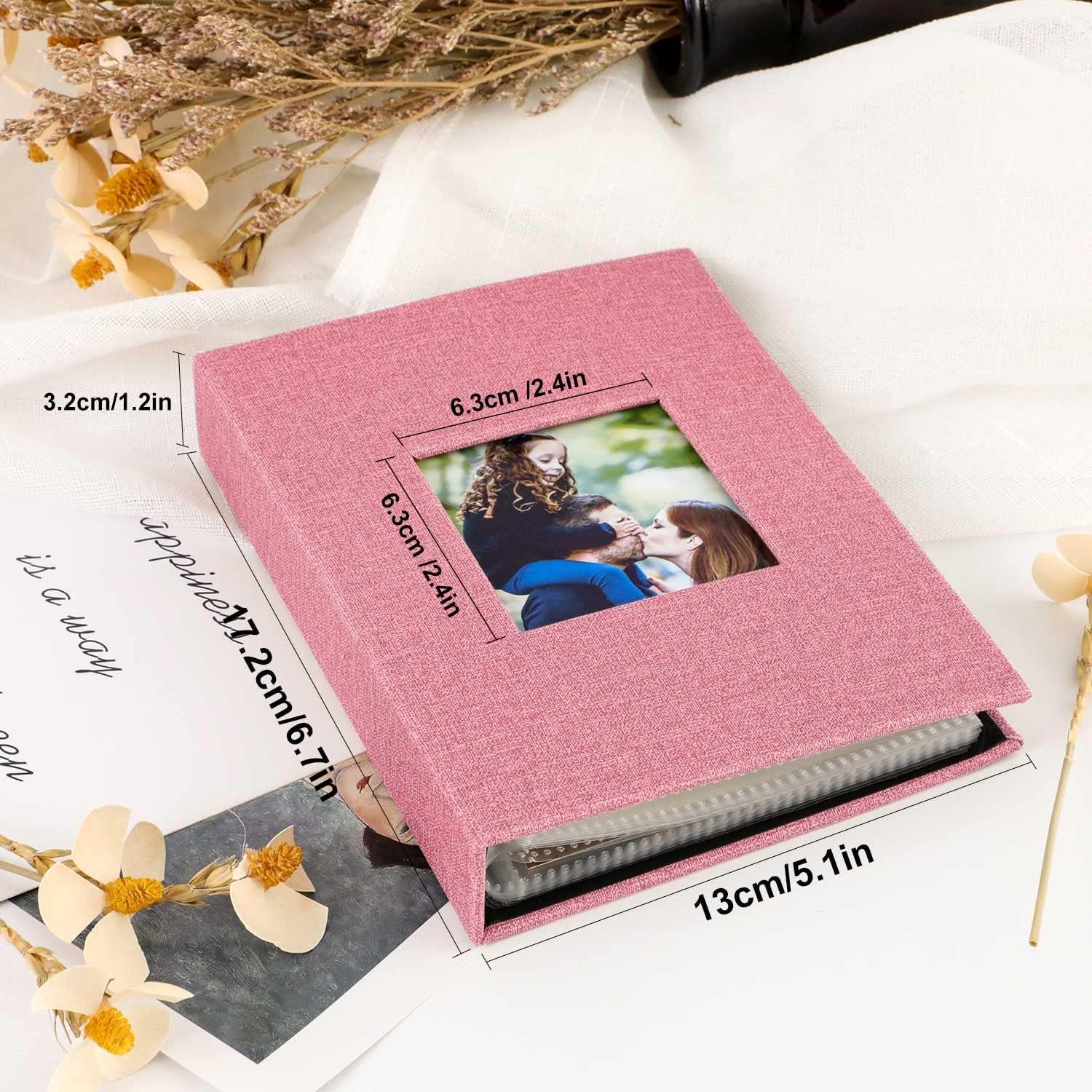 Fotobuch 10x15cm 100 Taschen, Leinen Einsteckalbum für