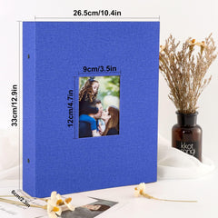 Lanpn Fotoalbum 10x15 Leinen Einsteckalbum 400 Taschen