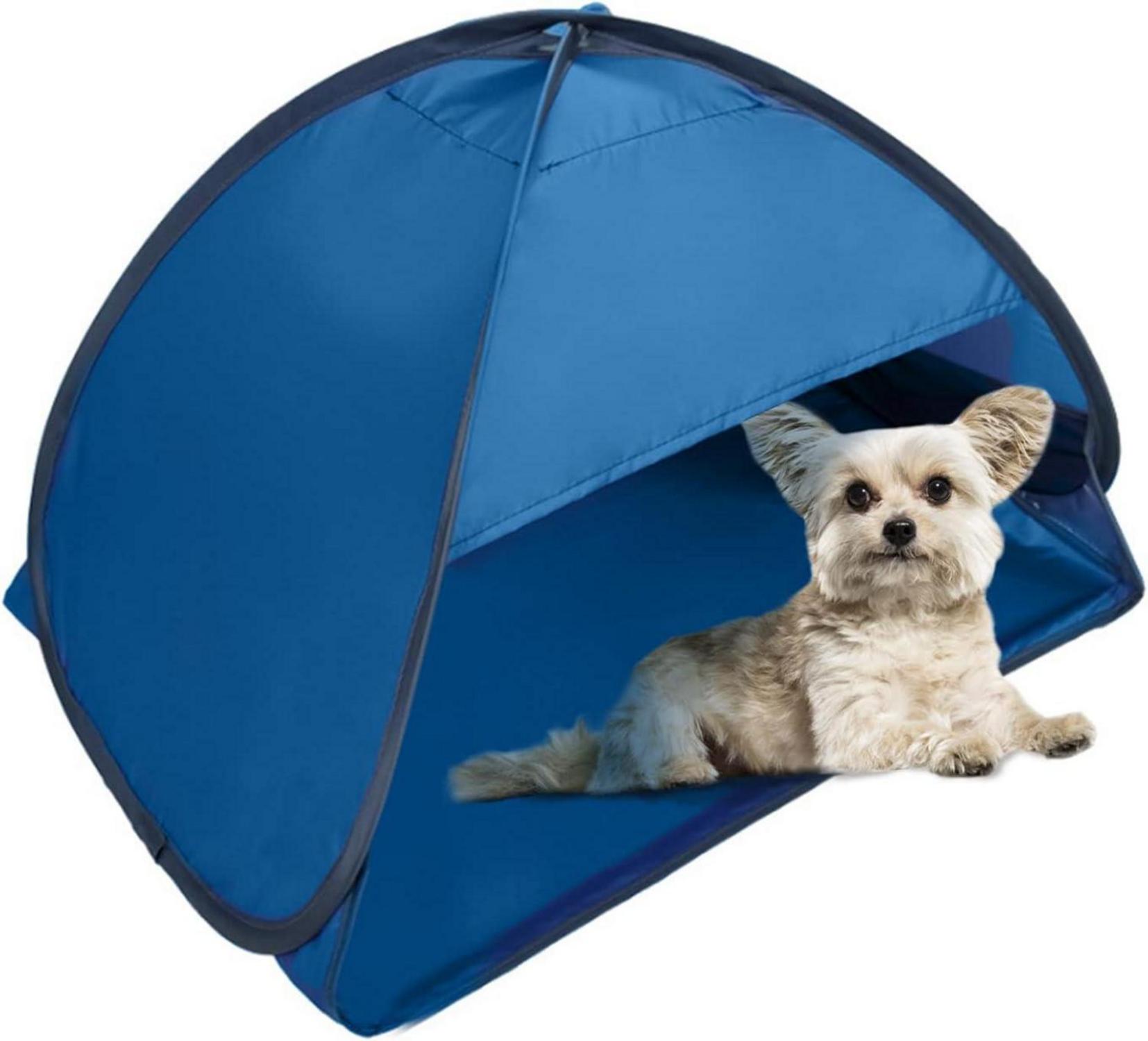 Strand-Sonnenschutz Pop-Up-Zelt für Hunde Katzen UV-Schutz