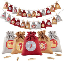 Adventskalender Jutesäckchen Weihnachtskalender 2023 Kinderfüllung