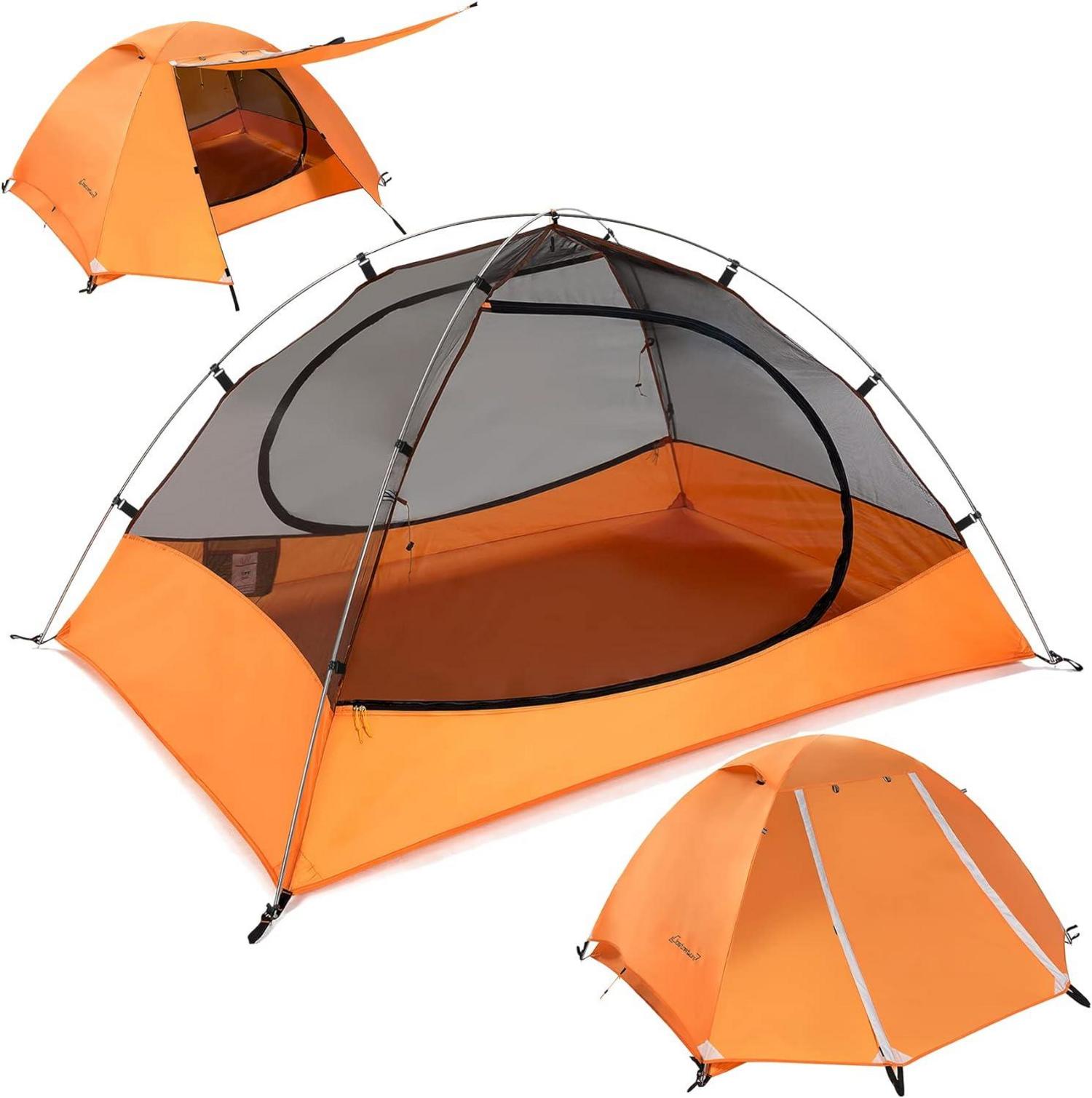 3-Jahreszeiten Zelt Camping 2/3/4 Personen Wasserdicht Ultraleicht