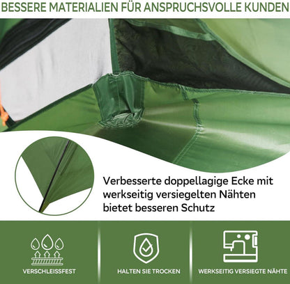 Clostnature 3 Jahreszeiten Zelt für Camping 2 Personen Wasserdicht Ultraleicht Trekking