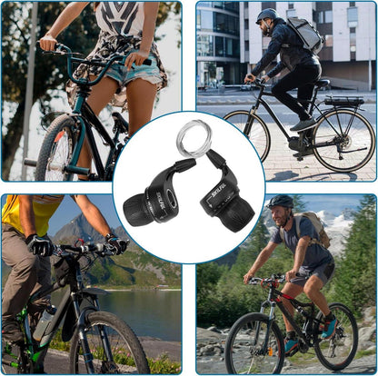 MEGHNA 21 Speed Fahrrad Schalthebel 3x7 Revoshifter Set Twist für Rennrad