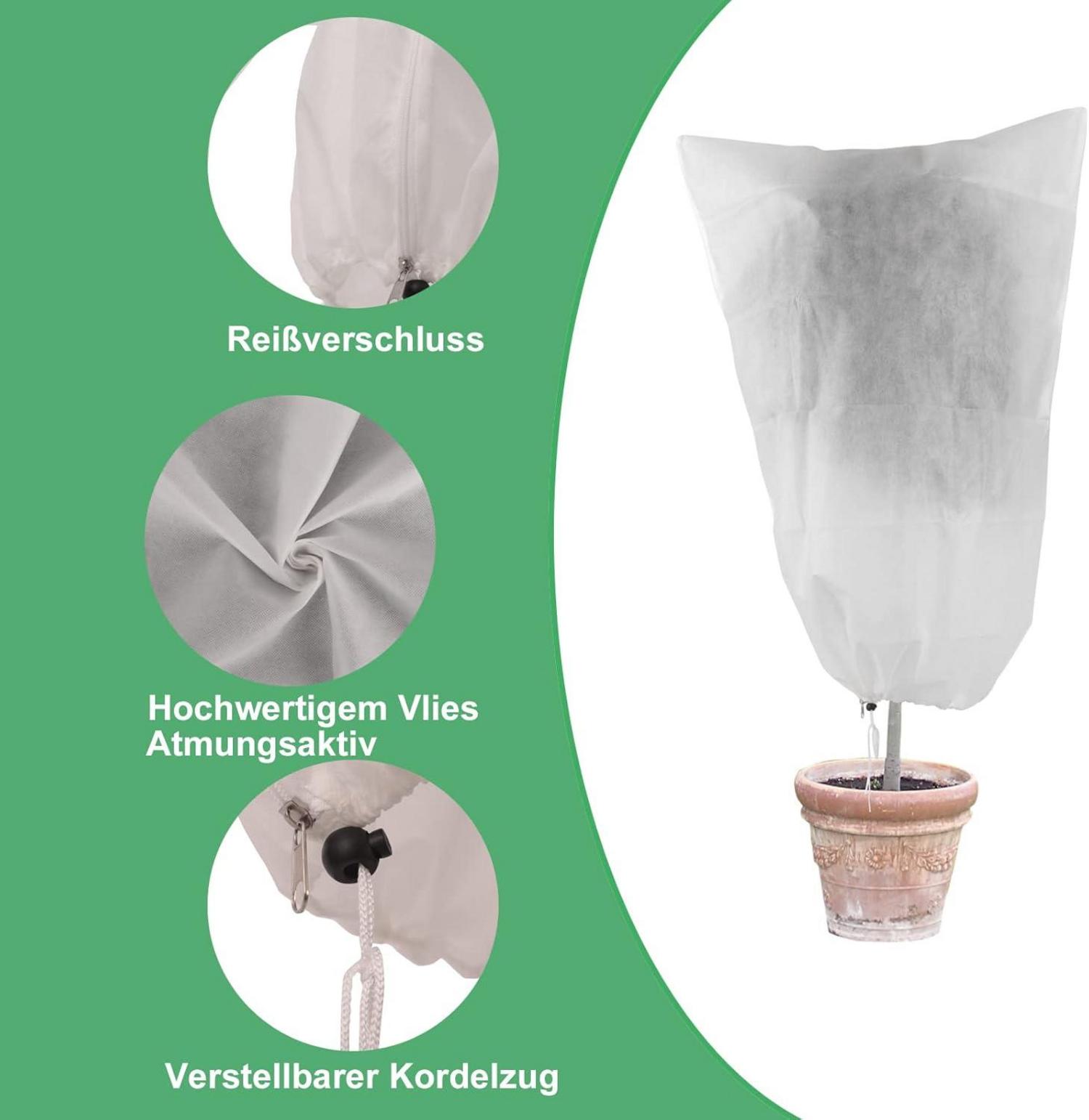 Velity Winterschutz Pflanzen Vlieshaube Frostschutz