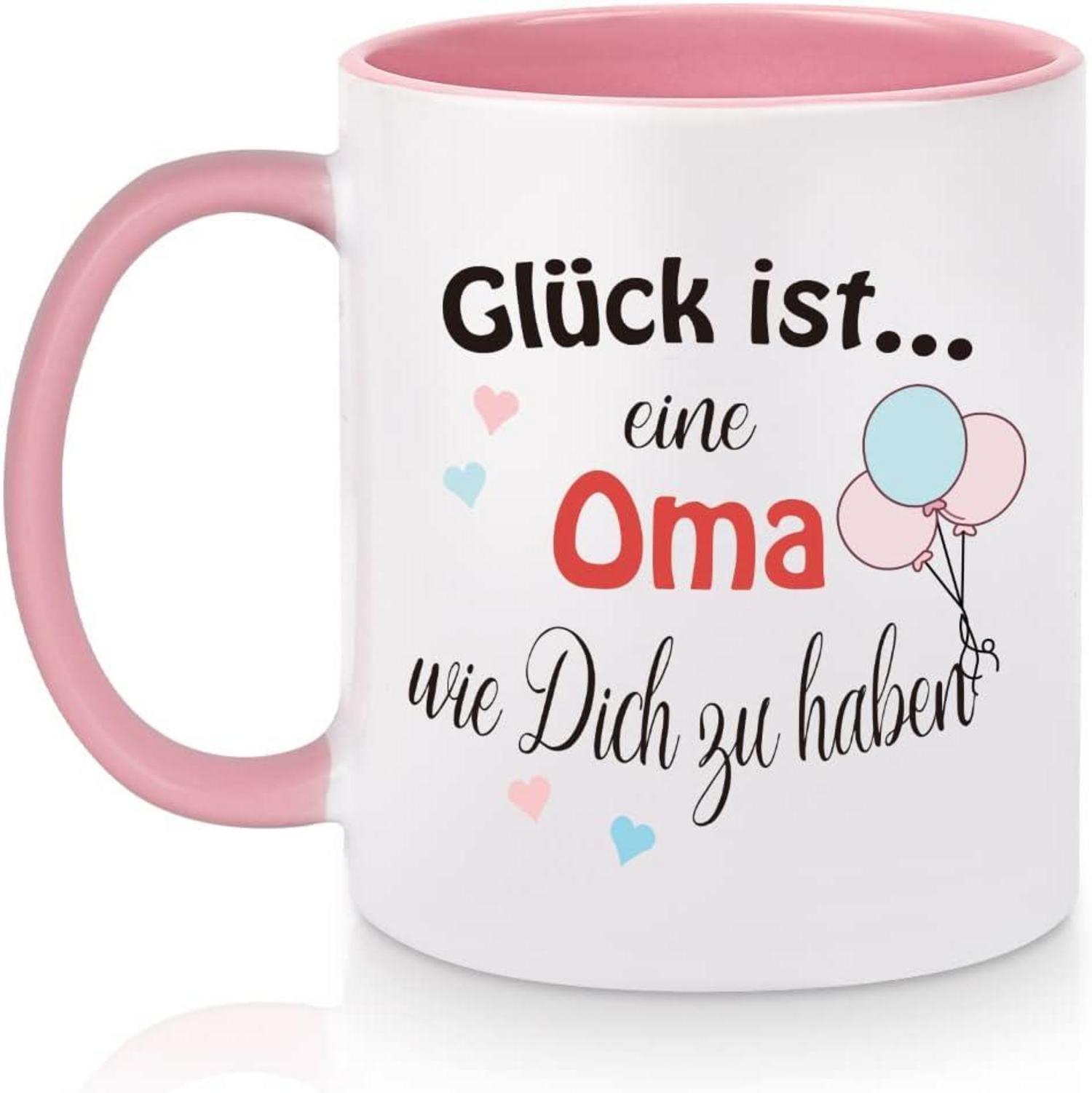 Oma Tasse Glück ist eine Oma Kaffeetasse Geschenk Muttertag