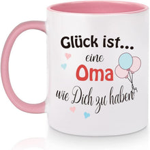 Oma Tasse Glück ist eine Oma Kaffeetasse Geschenk Muttertag