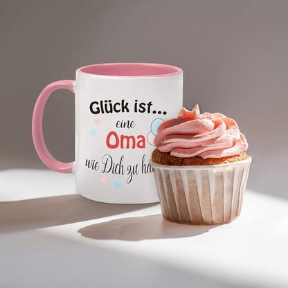 Oma Tasse Glück Oma zu haben Kaffeetasse Keramik 11oz
