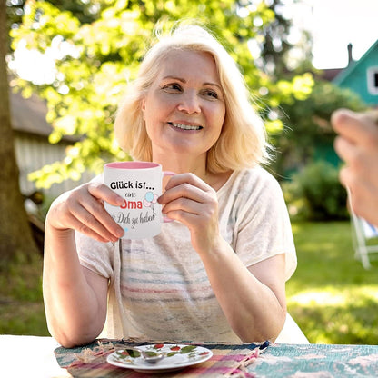 Oma Tasse 11oz Glück ist...zu haben Geschenk Geburtstag Muttertag