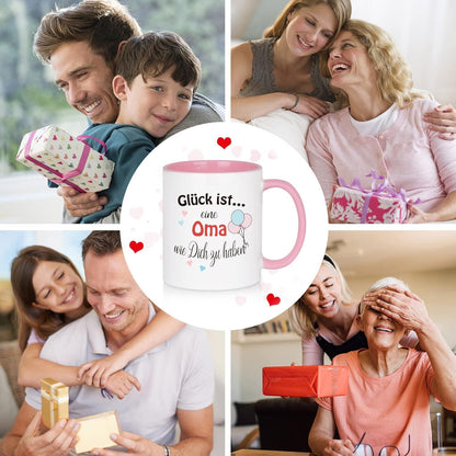 Oma Tasse Glück Oma zu haben Kaffeetasse Keramik 11oz