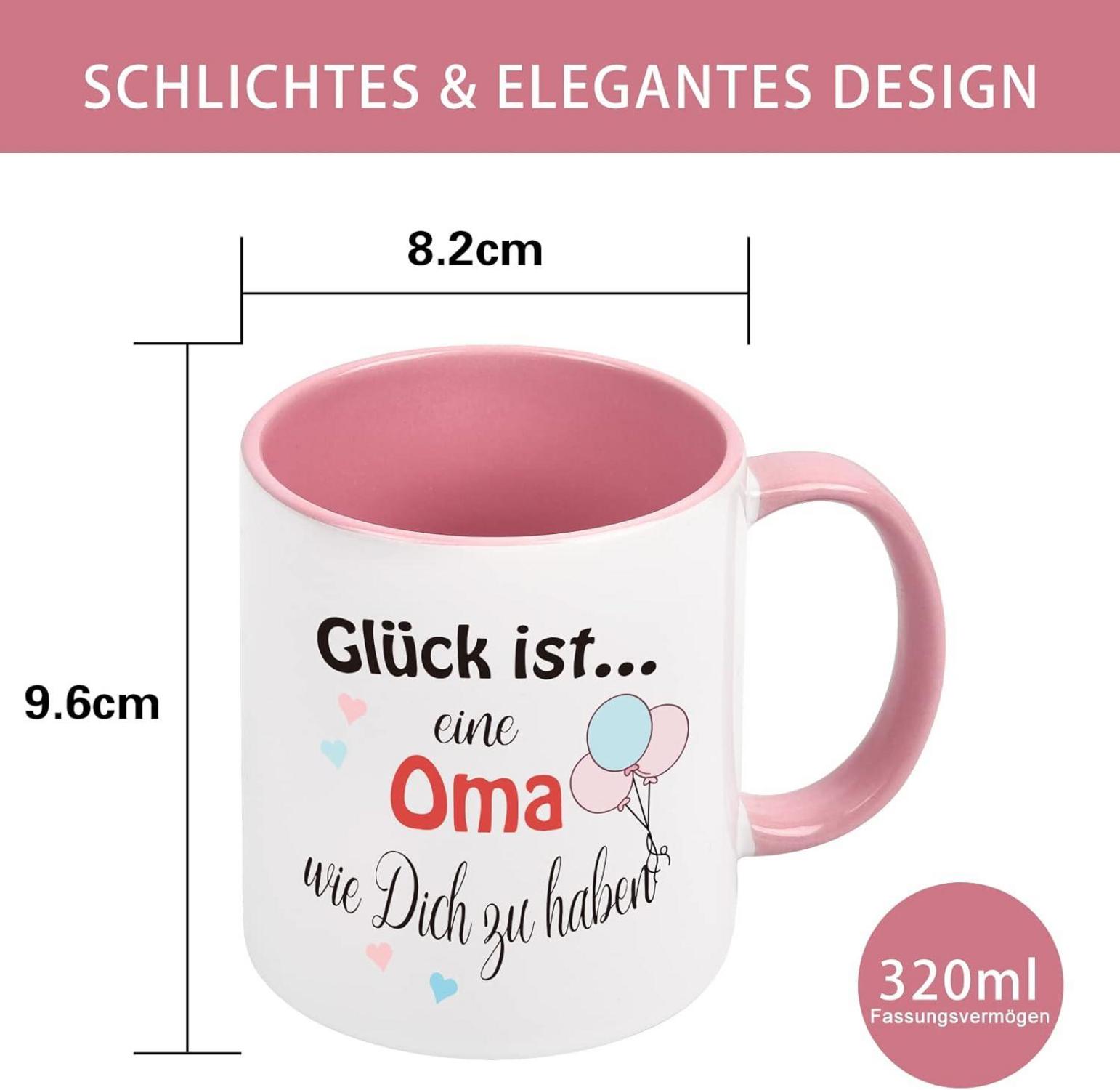 11oz Oma Tasse Glück Oma zu haben Kaffeetasse Muttertag Weihnachten