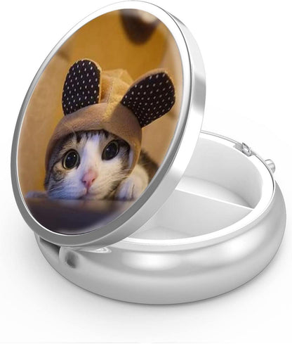 Pillendose 3 Fächer für Tasche oder Geldbörse Vitamin Organizer